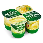 Bífidus cremoso de lima-limón Activia pack 4 x 115 g
