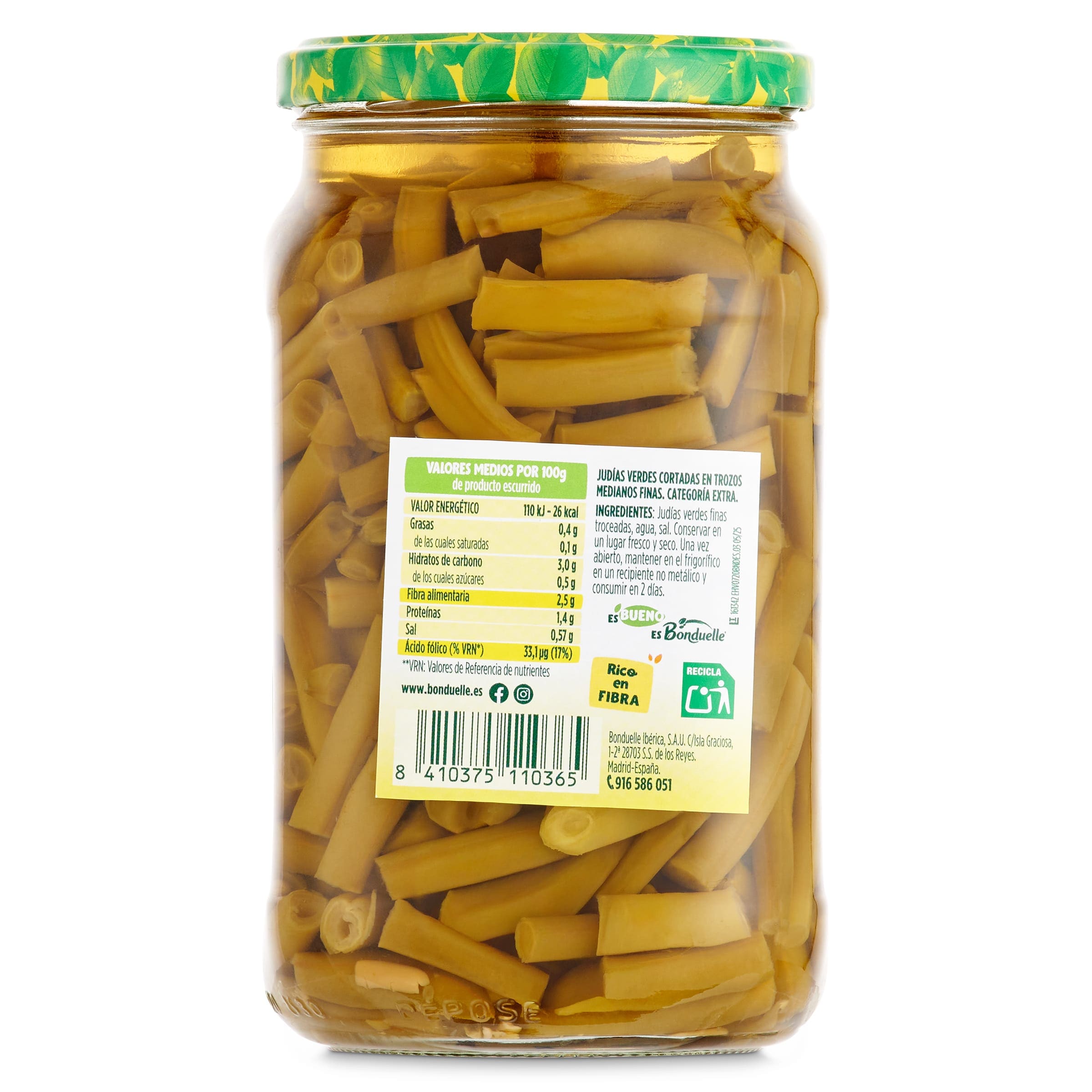 Judías verdes finas Bonduelle 360 g
