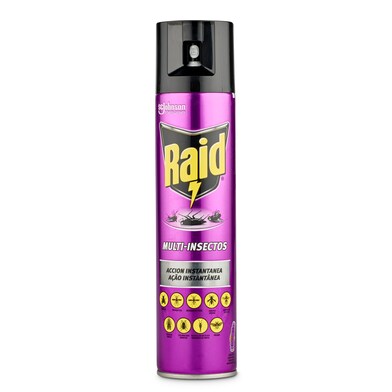 Insecticida multi-insectos Raid spray 400 ml-0 Insecticida multi-insectos Raid spray 400 ml-0