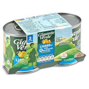 Maíz ligero 0% sal Gigante Verde 2 x 140 g