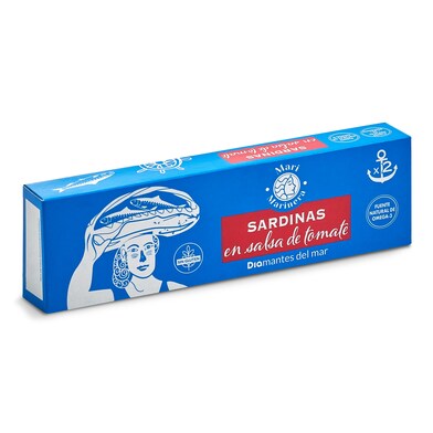 Sardinas en salsa de tomate Mari Marinera de Dia estuche 2 x 85 g-0