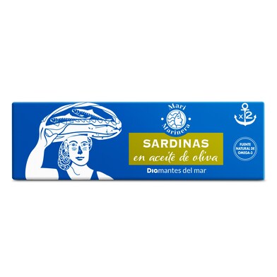 Sardinas en aceite de oliva Mari Marinera de Dia estuche 2 x 88 g-0