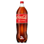 Refresco de cola sin cafeína Coca-Cola botella 2 l