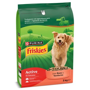 Alimento para perros con buey y verduras Friskies 3 Kg