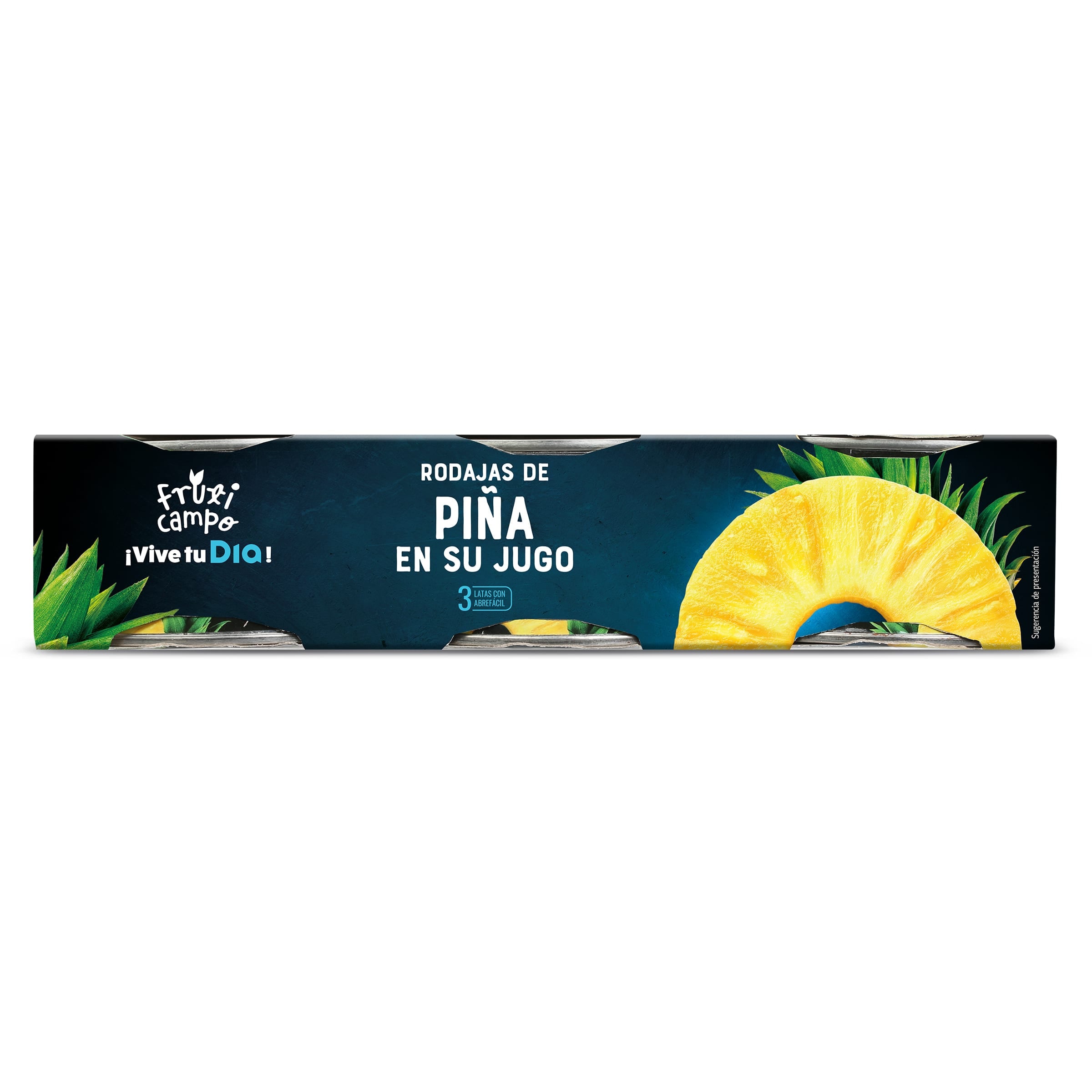 Piña en su jugo en rodajas Dia Fruticampo 3 x 137 g