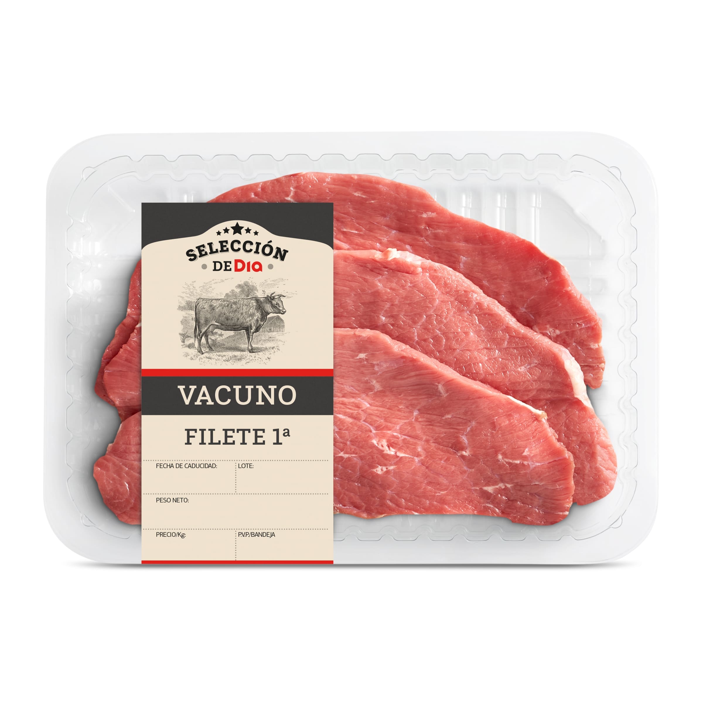 Filete 1º de vacuno Selección de Dia 450 g aprox.