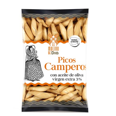 Picos camperos con aceite de oliva virgen extra El molino de Dia bolsa 200 g-0 Picos camperos con aceite de oliva virgen extra El molino de Dia bolsa 200 g-0