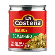 Nachos de jalapeños en escabeche La costeña lata 121 g