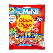 Mini caramelos con palo varios sabores Chupa Chups bolsa 120 g