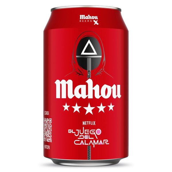 Cerveza Mahou 5 Estrellas Lata 33 Cl.