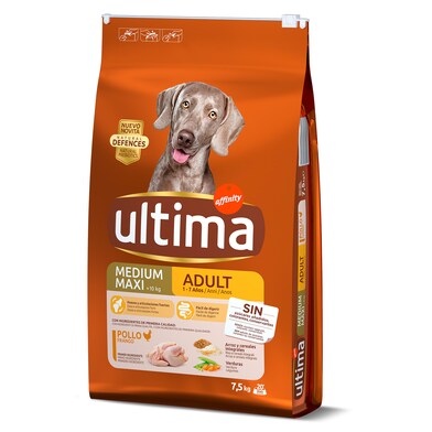 Alimento para perros adulto con pollo y arroz Ultima bolsa 7.5 Kg-0