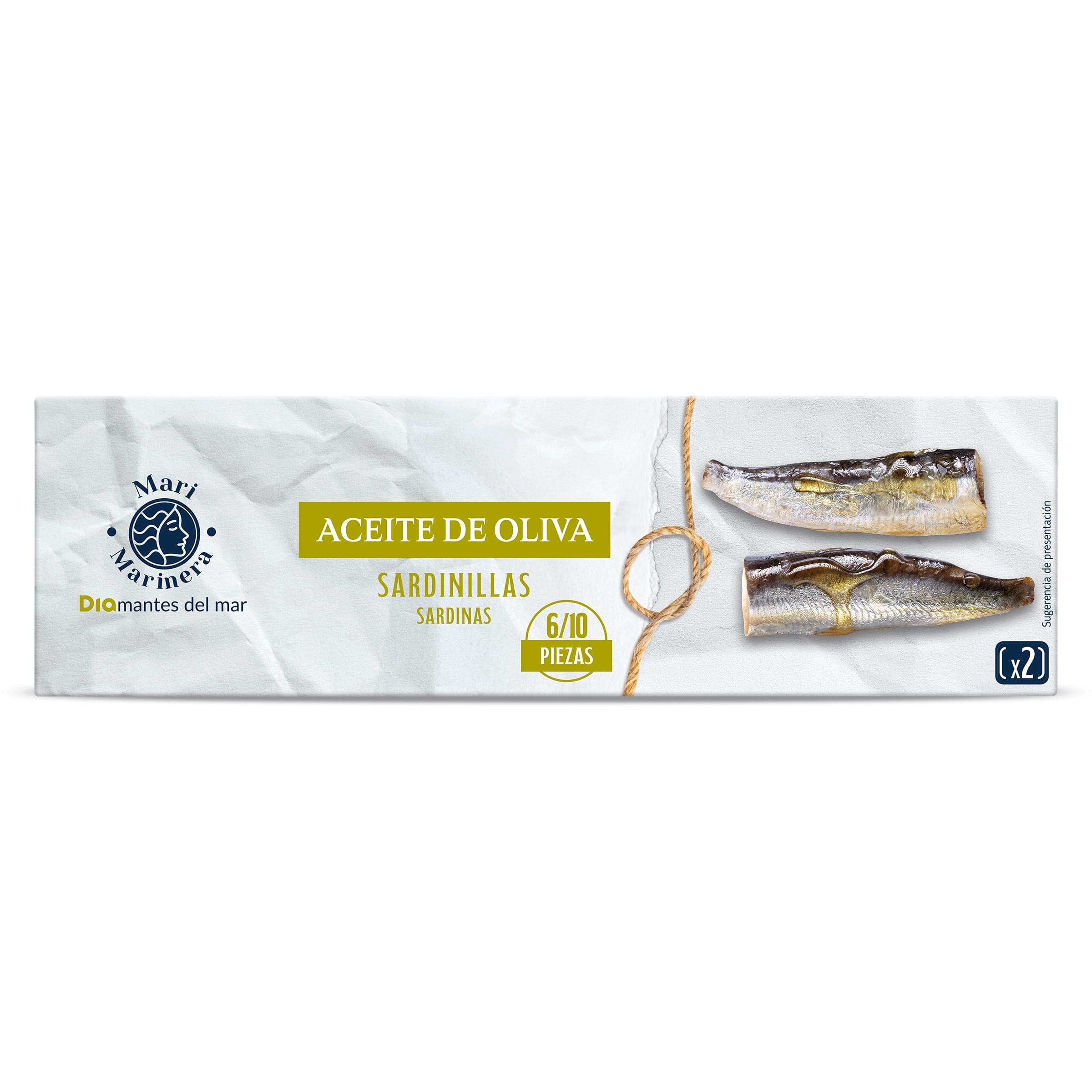Sardinillas en aceite de oliva Dia Mari Marinera 2 x 65 g