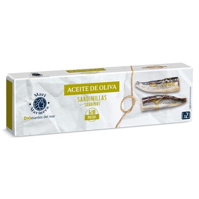 Sardinillas en aceite de oliva Mari Marinera de Dia lata 2 x 62 g-0