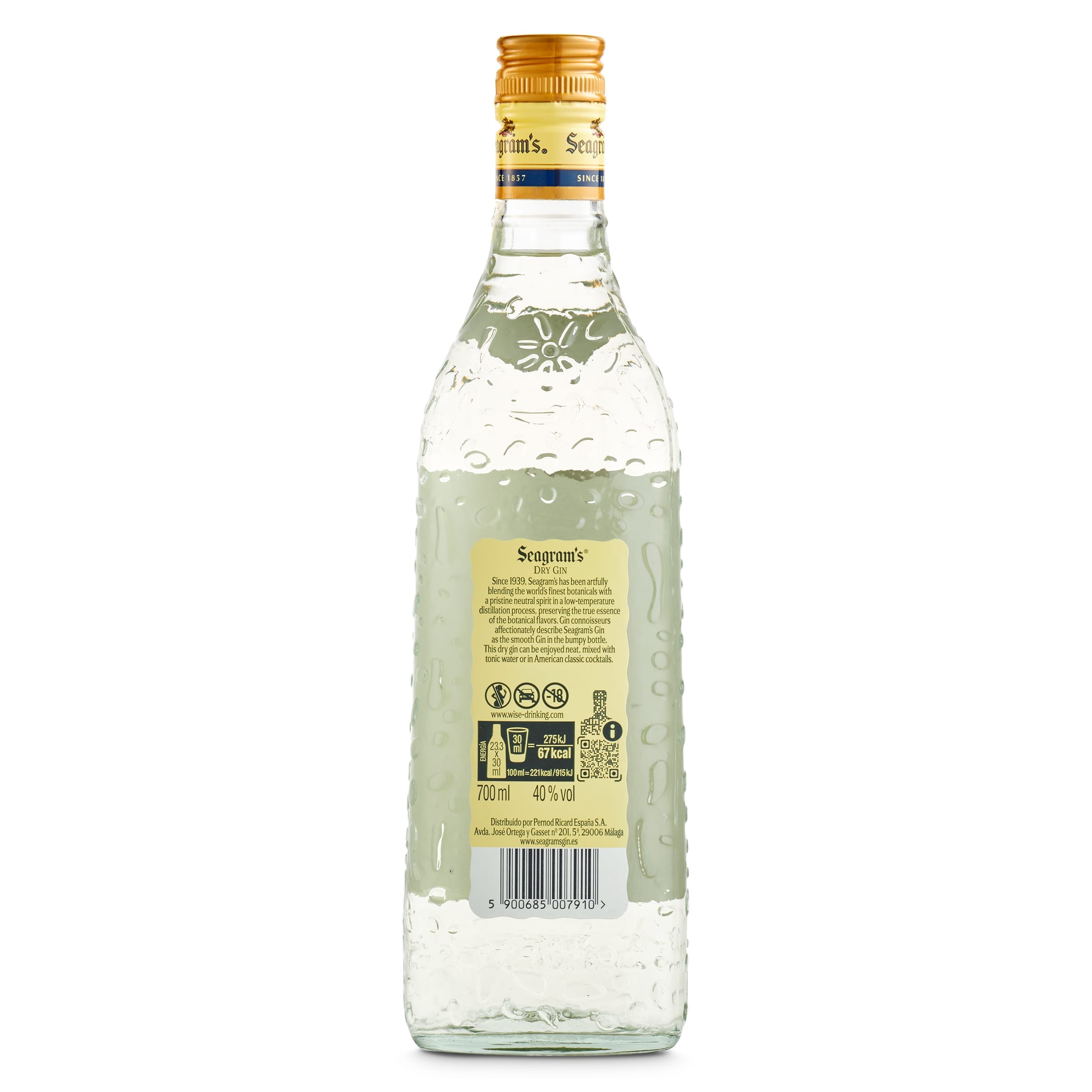Ginebra Seagram's 70 cl