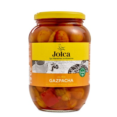 Aceitunas gazpacha Jolca frasco 500 g-0 Aceitunas gazpacha Jolca frasco 500 g-0
