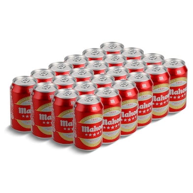 Cerveza Mahou 5 Estrellas pack 24 x 33 cl-0 Cerveza Mahou 5 Estrellas pack 24 x 33 cl-0
