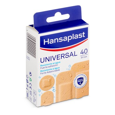 Tiritas resistentes al agua Hansaplast caja 40 unidades-0 Tiritas resistentes al agua Hansaplast caja 40 unidades-0