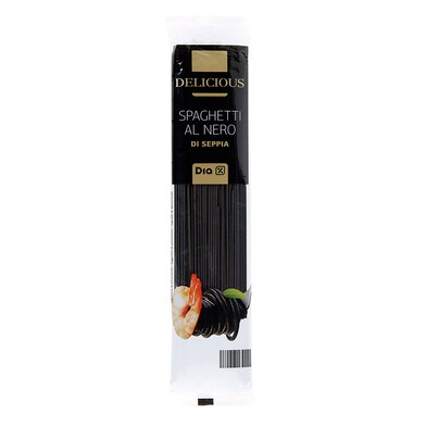 Espaguetis negros con tinta de sepia Dia Delicious estuche 250 g-0