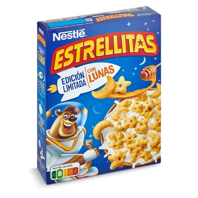 Cereales integrales con miel Nestlé Estrellitas caja 270 g-0 Cereales integrales con miel Nestlé Estrellitas caja 270 g-0