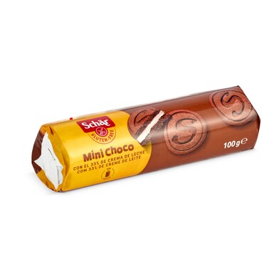 Galletas de cacao rellenas con crema de leche Dr. Schar paquete 100 g-0 Galletas de cacao rellenas con crema de leche Dr. Schar paquete 100 g-0