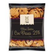 Mini biscotes con pasas El molino de Dia bolsa 110 g