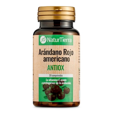 Arándano rojo americano antioxidante Natur Tierra bote 30 unidades-0