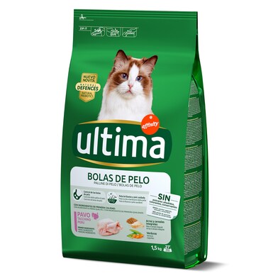 Alimento para gatos control bolas de pelo Ultima bolsa 1.5 Kg-0 Alimento para gatos control bolas de pelo Ultima bolsa 1.5 Kg-0