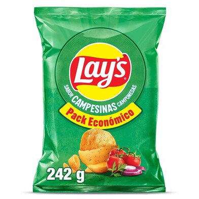 Patatas fritas sabor campesina Lay's bolsa 250 g-0