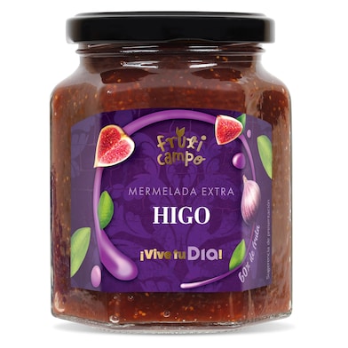 Mermelada de higo extra 60% fruta Fruticampo de Dia frasco 320 g-0
