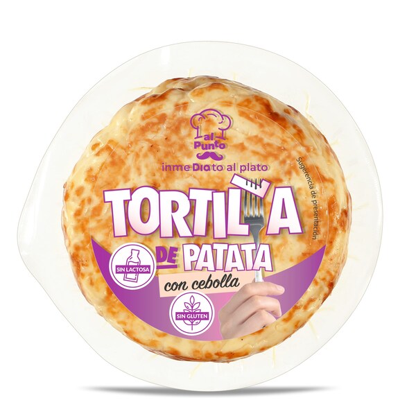Mini Tortilla De Patatas Con Cebolla Al Punto Bandeja 220 Gr.