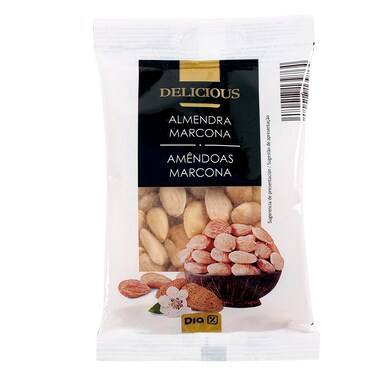 Almendras marcona Dia Delicious bolsa 100 g-0 Almendras marcona Dia Delicious bolsa 100 g-0