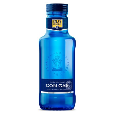 Agua con gas Solán de Cabras botella 33 cl-0