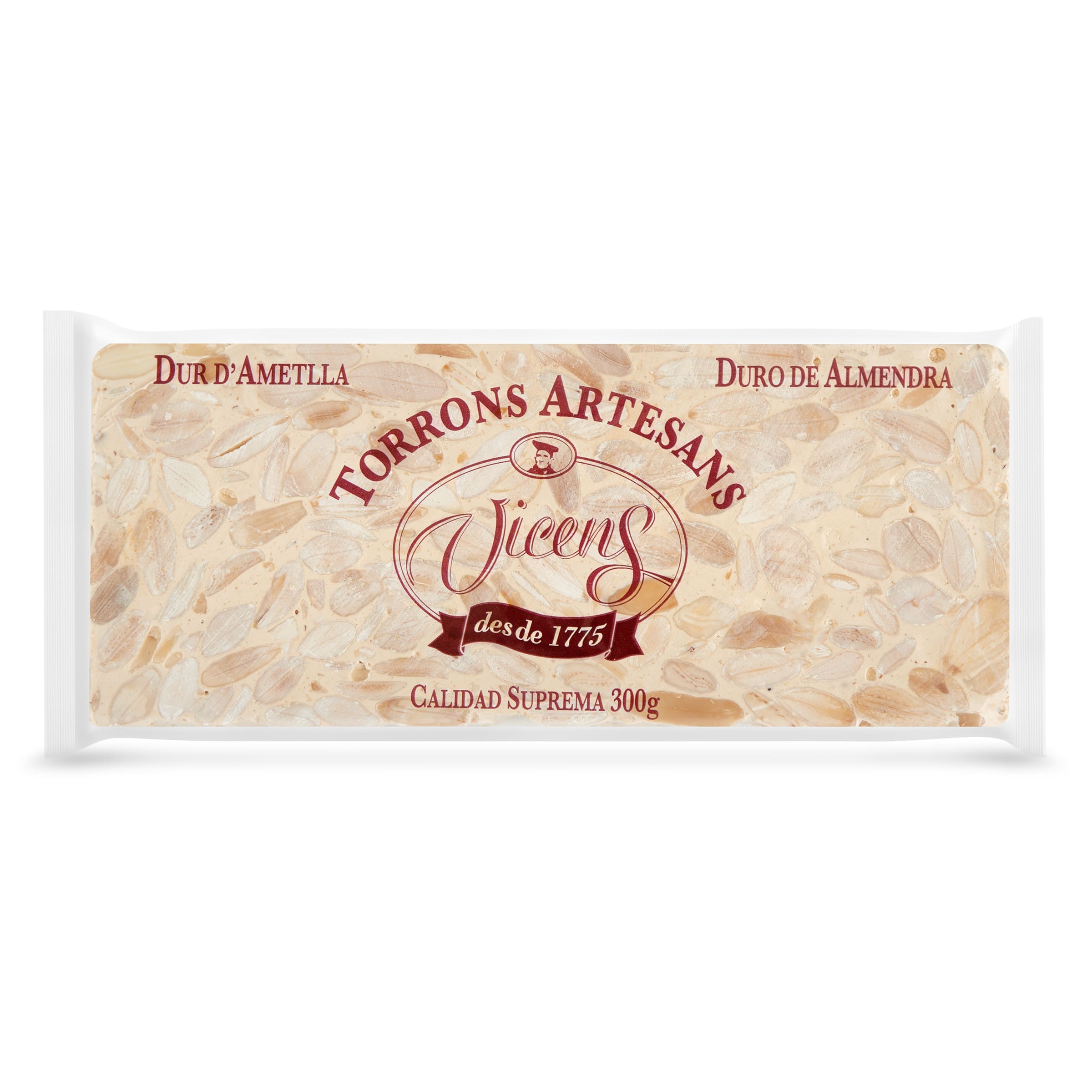 Turron Duro Vicens Cruj.Almendra 300 G