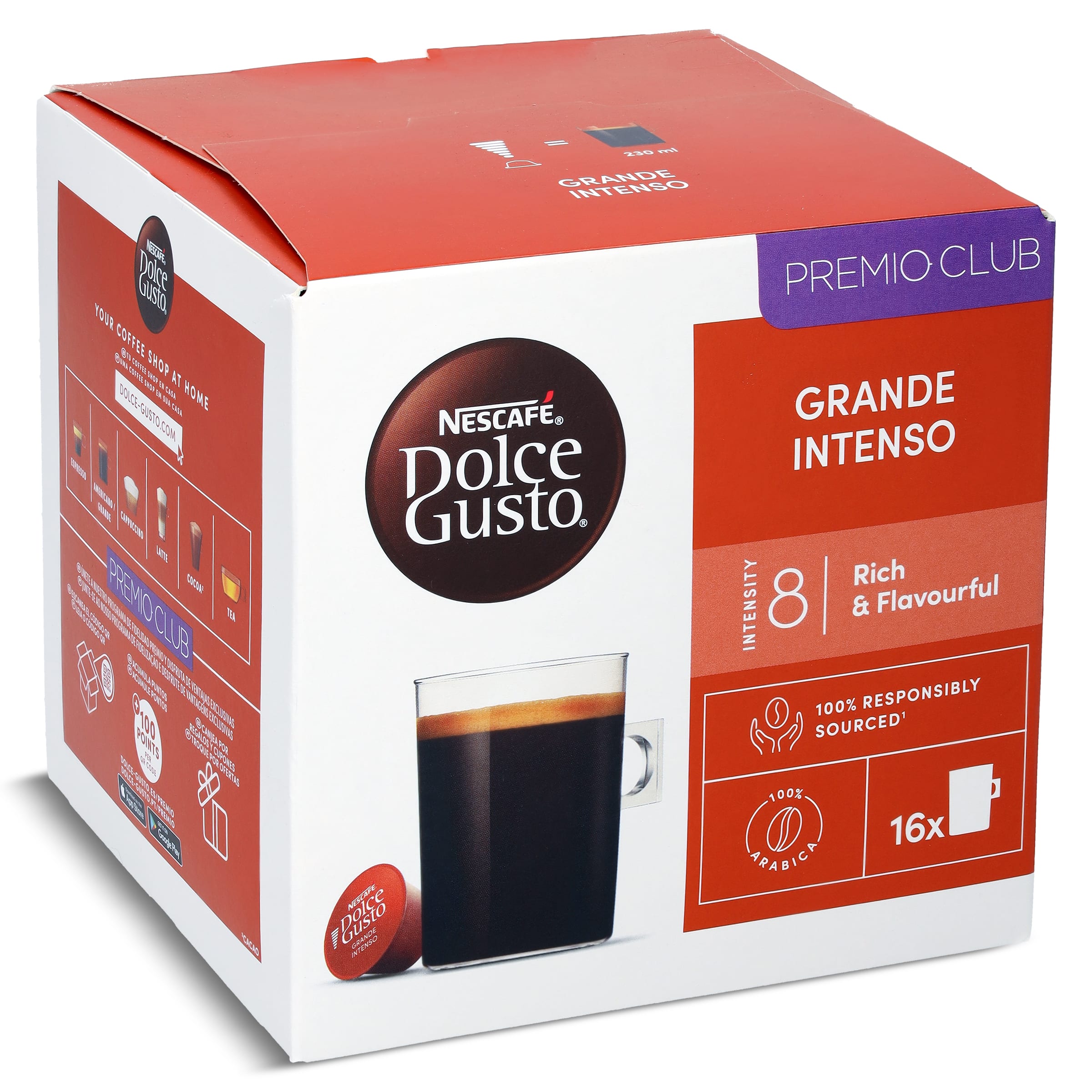 Café en cápsulas espresso intenso descafeinado Nescafé Dolce Gusto caja 16  unidades - Supermercados DIA