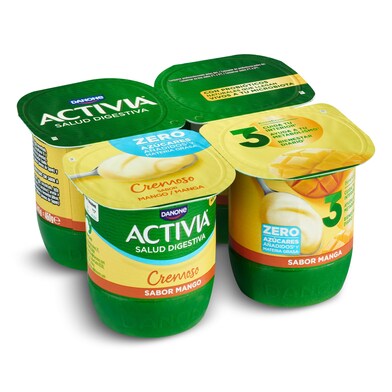 Bífidus desnatado sabor mango Activia pack 4 x 115 g-0 Bífidus desnatado sabor mango Activia pack 4 x 115 g-0