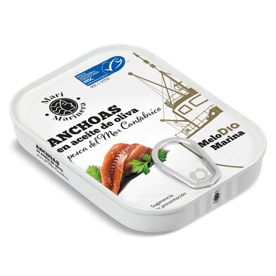 Anchoas en aceite de oliva MSC Mari Marinera de Dia lata 50 g-0