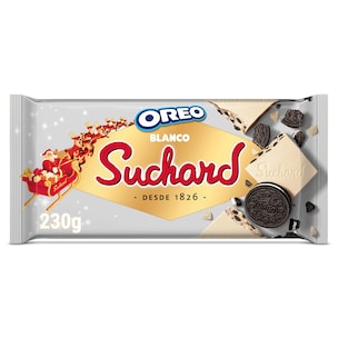 Turrón de chocolate blanco con oreo Suchard 230 g