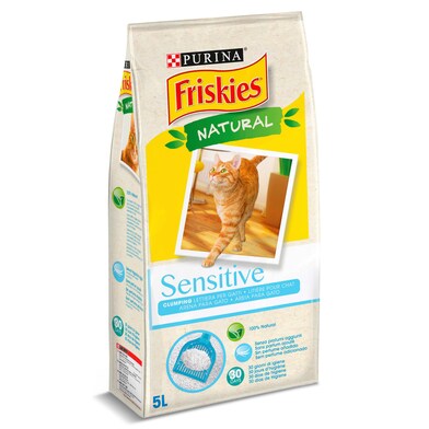 Arena para gatos sensitive Friskies bolsa 5 l-0