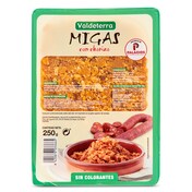 Migas con chorizo Valdeterra bandeja 250 g