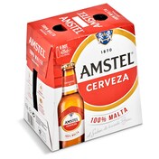 Cerveza Amstel botella 6 x 25 cl