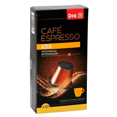 Café en cápsulas expresso Asia Dia caja 10 unidades-0 Café en cápsulas expresso Asia Dia caja 10 unidades-0