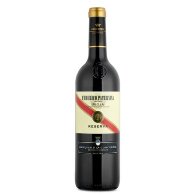 Vino tinto reserva D.O. Rioja Federico Paternina botella 75 cl-0 Vino tinto reserva D.O. Rioja Federico Paternina botella 75 cl-0