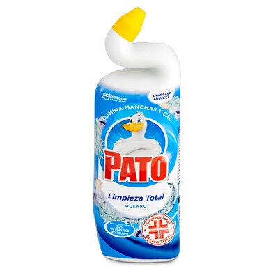 6 Unidades de Limpiador para inodoros Pato WC con lejía y espuma activa  (6x750ml) por sólo 15,53€.