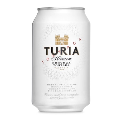 Cerveza tostada Turia lata 33 cl-0