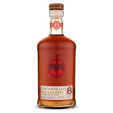 Ron reserva 8 años Bacardi botella 0.7 l-0 Ron reserva 8 años Bacardi botella 0.7 l-0