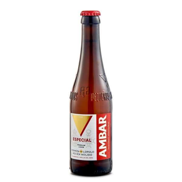 Cerveza Especial sin Gluten Ambar Botella 33 Cl.
