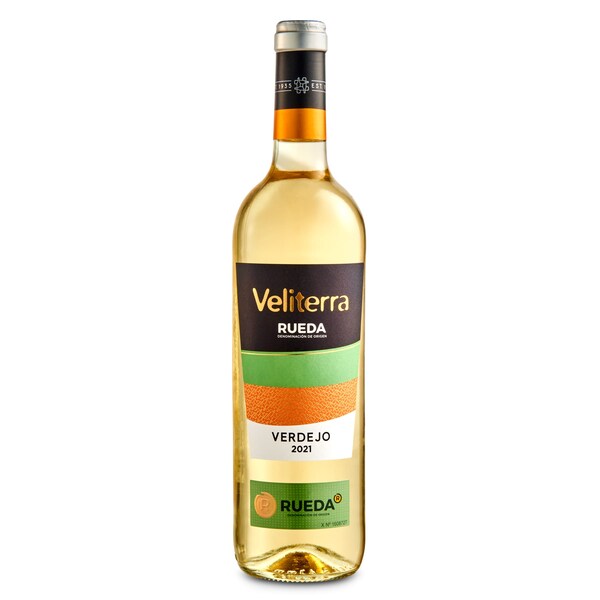 Vino Blanco Verdejo DO Rueda Veliterra Botella 75 Cl.