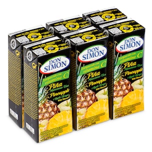 zumo de pina manzana y uva pack 6 x 200 ml