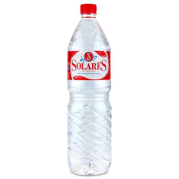 Agua Mineral Solares Botella 1.5 L