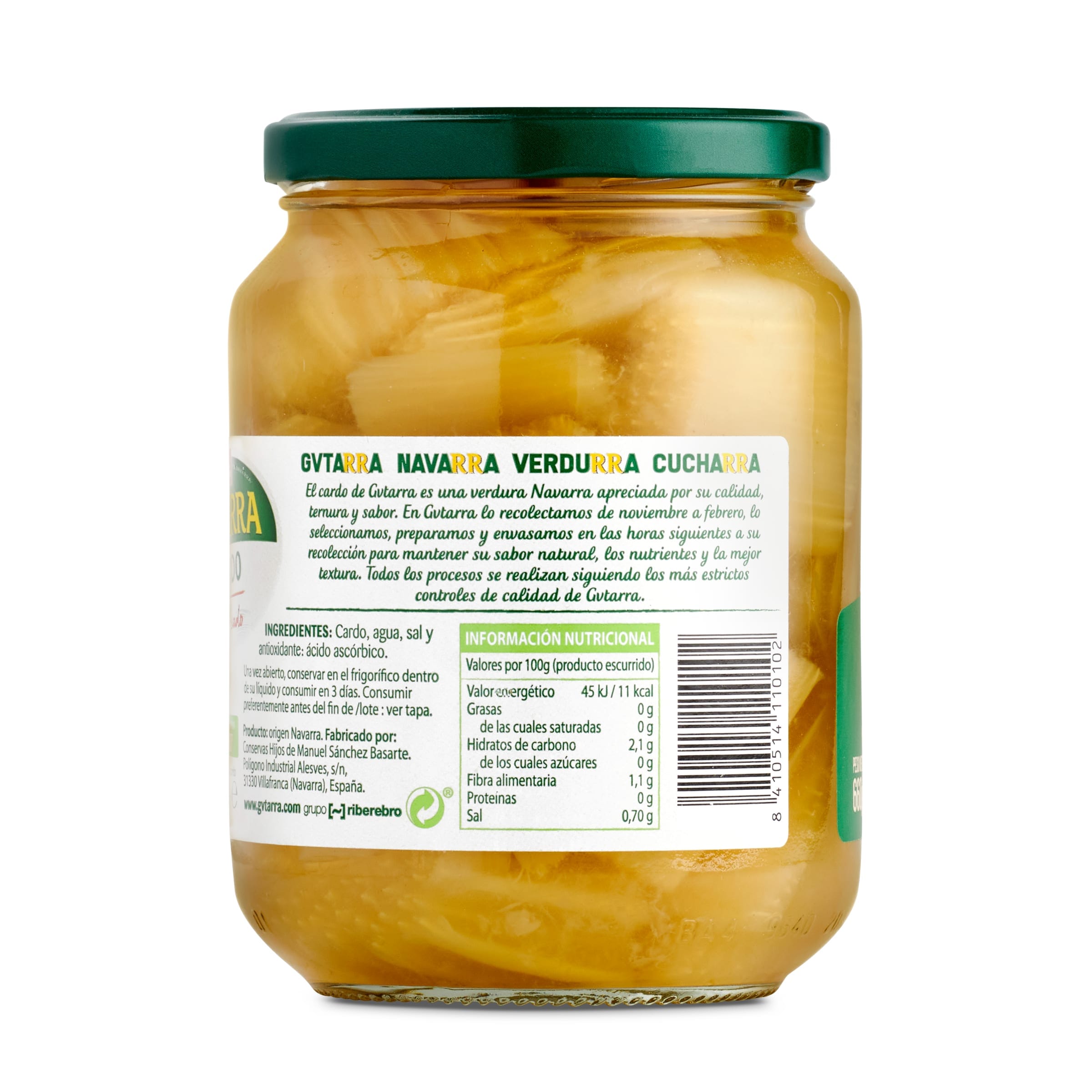 Cardo troceado Gvtarra 400 g